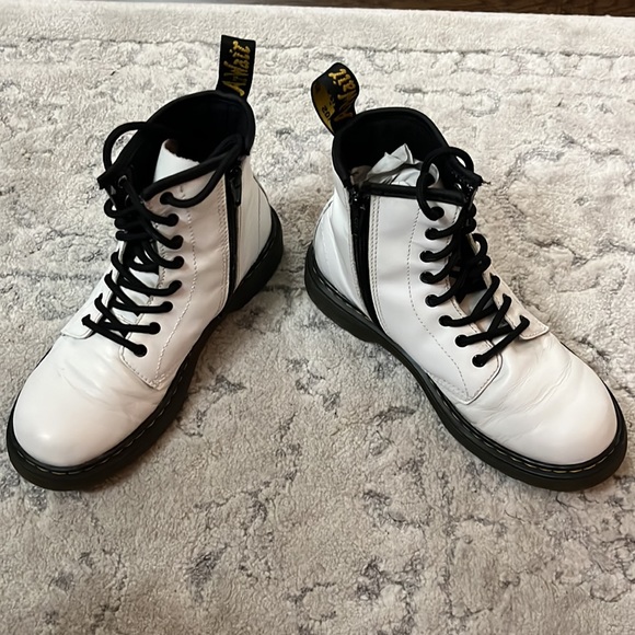 Dr. Martens white 1460 8-Eye boots Womens Size 5/Girl 3 - Picture 8 of 17